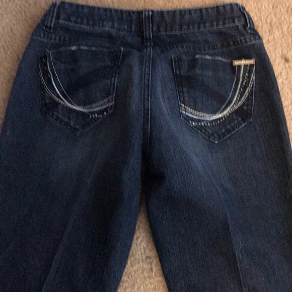 VINTAGE DKNY Jeans Stretchy Fitted Low Rise 10 - Picture 5 of 5